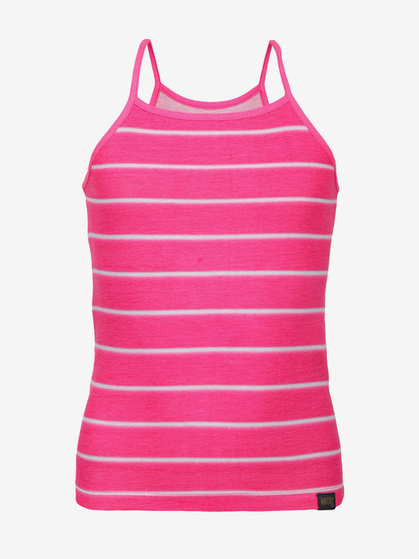 NAX Tricou cu dungi pentru fete roz închis NAX Burgo