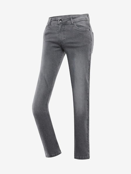 NAX Blugi slim fit gri pentru bărbați NAX GERW