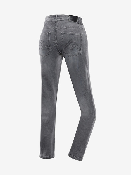 NAX Blugi slim fit gri pentru bărbați NAX GERW