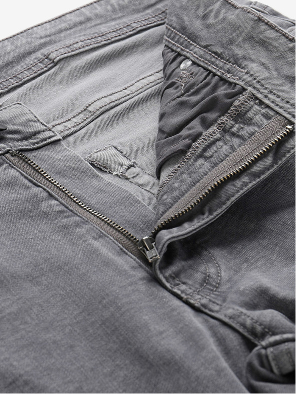 NAX Blugi slim fit gri pentru bărbați NAX GERW