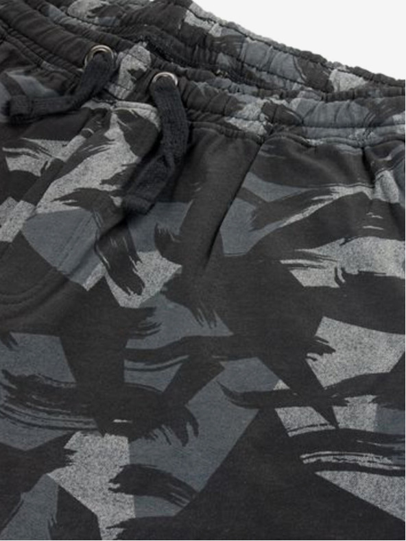 ALPINE PRO Pantaloni negri pentru bărbați ALPINE PRO LOHER