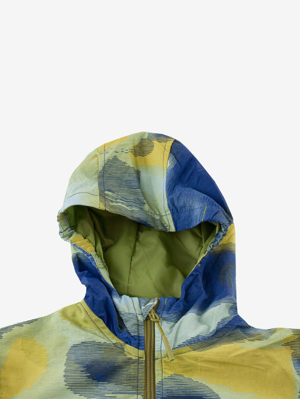 ALPINE PRO Geacă impermeabilă pentru copii, albastru-verde ALPINE PRO GOZERO