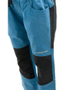 ALPINE PRO Pantaloni sport pentru copii negri și albaștri ALPINE PRO Derako