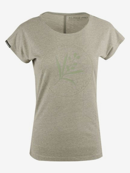 ALPINE PRO Tricou verde deschis pentru femei ALPINE PRO UDAWA