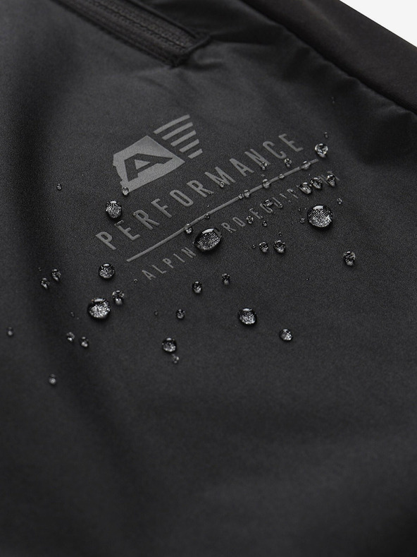 ALPINE PRO Pantaloni bărbătești negri cu uscare rapidă ALPINE PRO SAMUL