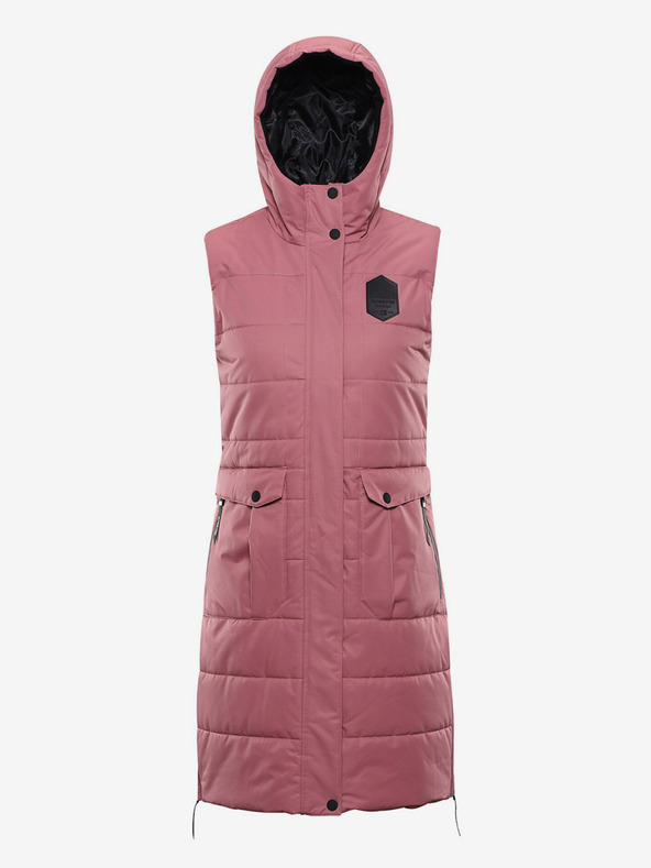 ALPINE PRO Vesta fleece roz pentru femei cu membrană ALPINE PRO HARDA