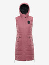 ALPINE PRO Vesta fleece roz pentru femei cu membrană ALPINE PRO HARDA