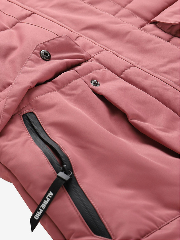 ALPINE PRO Vesta fleece roz pentru femei cu membrană ALPINE PRO HARDA