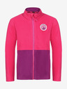 ALPINE PRO Hanorac fleece violet și roz pentru copii ALPINE PRO SIUSO