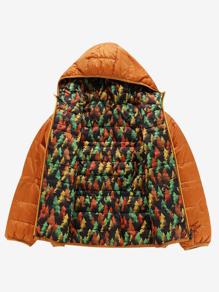 ALPINE PRO Jachetă de iarnă reversibilă pentru copii, maro ALPINE PRO EROMO