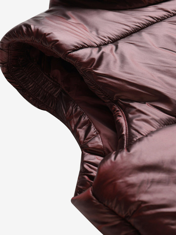 ALPINE PRO Vesta de iarnă matlasată pentru femei, burgundy ALPINE PRO UREFA