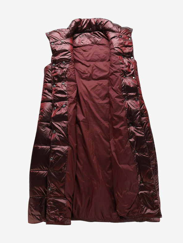 ALPINE PRO Vesta de iarnă matlasată pentru femei, burgundy ALPINE PRO UREFA