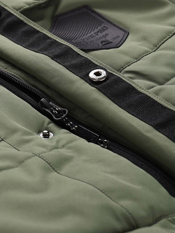 ALPINE PRO Vesta verde pentru bărbați cu membrană ALPINE PRO HARD