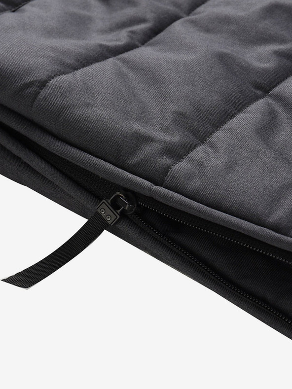 ALPINE PRO Vesta de iarnă matlasată pentru femei, gri închis, cu membrană ALPINE PRO HARDA