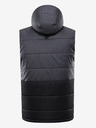 ALPINE PRO Parka de iarnă gri închis pentru bărbați, cu membrană ALPINE PRO HARD