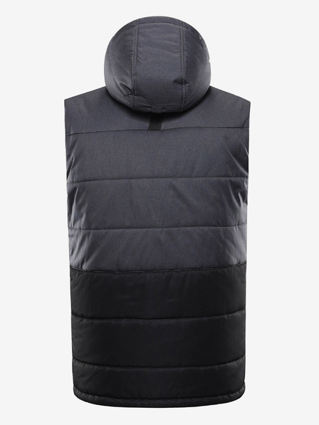 ALPINE PRO Parka de iarnă gri închis pentru bărbați, cu membrană ALPINE PRO HARD