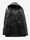 ALPINE PRO Parka de iarnă gri închis pentru bărbați, cu membrană ALPINE PRO HARD