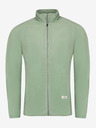 ALPINE PRO Hanorac fleece verde deschis pentru bărbați ALPINE PRO SIUS