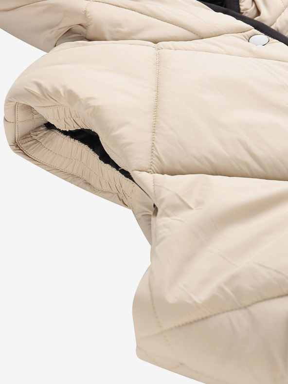 NAX Vestă matlasată de iarnă pentru femei, crem NAX ELEDA