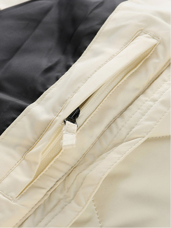 ALPINE PRO Jachetă de iarnă crem pentru femei ALPINE PRO LODERA