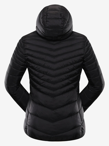 ALPINE PRO Jachetă de iarnă matlasată reversibilă pentru femei, neagră ALPINE PRO EROMA
