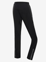 ALPINE PRO Pantaloni sport pentru femei, negri, cu uscare rapidă ALPINE PRO SAMULA