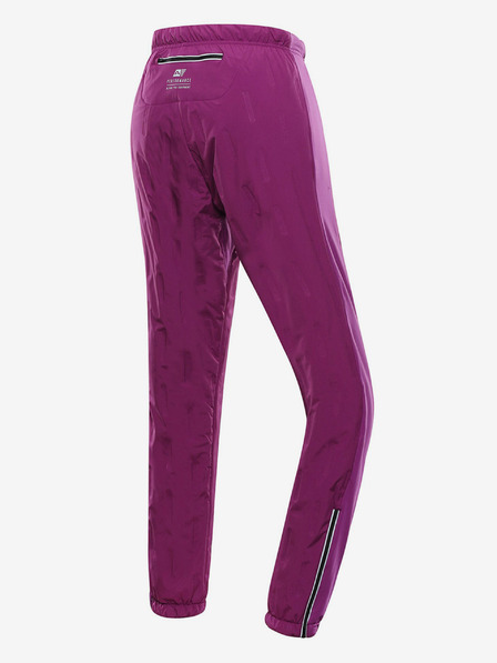ALPINE PRO Pantaloni sport roz închis pentru femei ALPINE PRO GUBERA