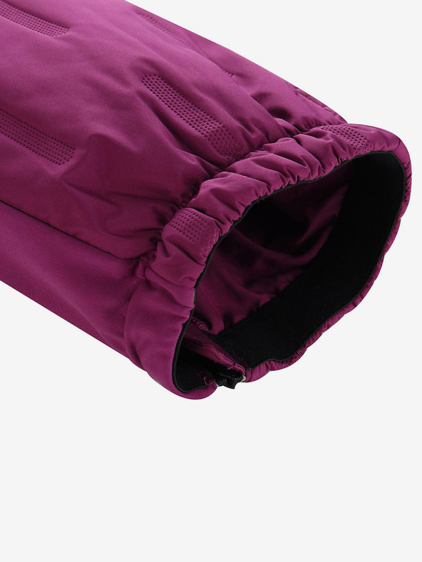 ALPINE PRO Pantaloni sport roz închis pentru femei ALPINE PRO GUBERA