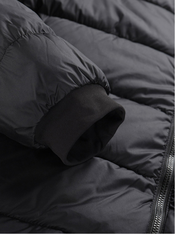 ALPINE PRO Jachetă matlasată de iarnă neagră pentru bărbați ALPINE PRO ROGIT