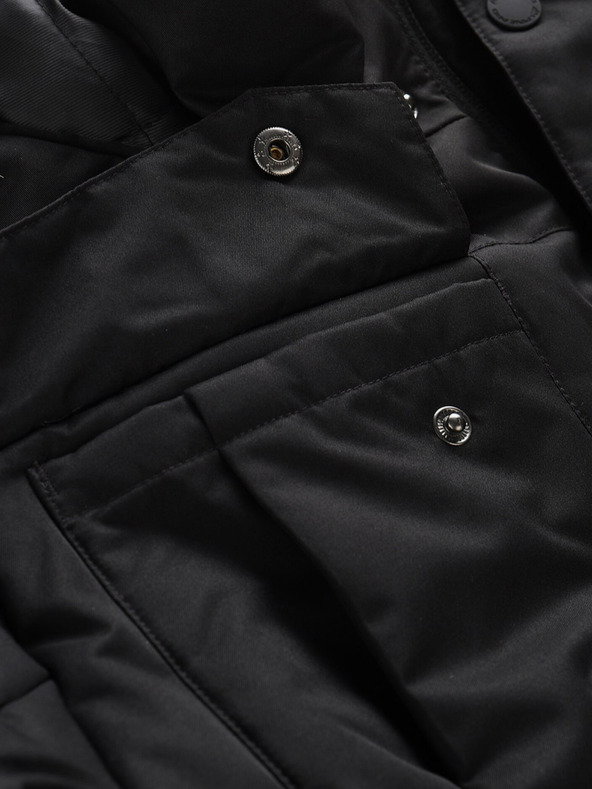 ALPINE PRO Jachetă de iarnă neagră pentru bărbați ALPINE PRO Egyp