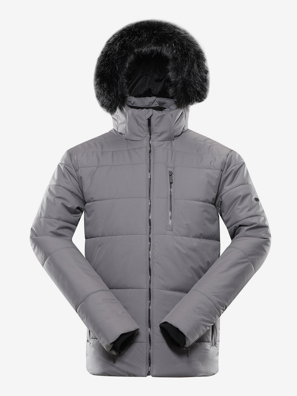 ALPINE PRO Jachetă de iarnă bărbătească gri ALPINE PRO LODER