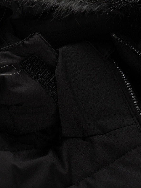 ALPINE PRO Jachetă de iarnă neagră pentru bărbați ALPINE PRO LODER