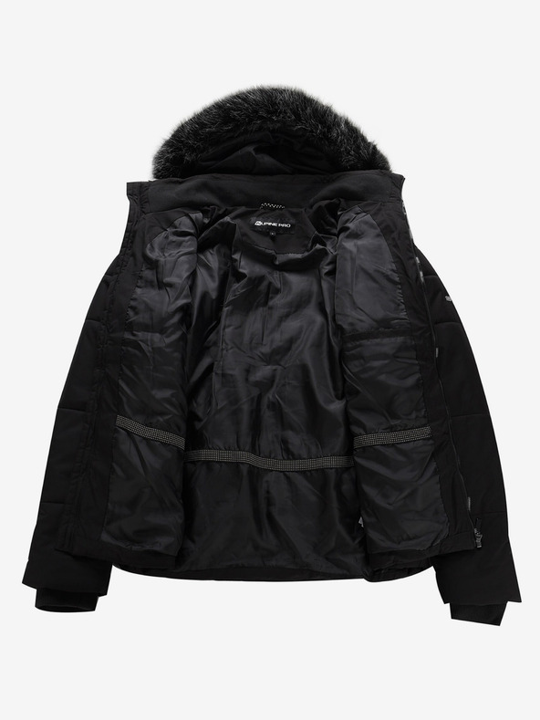 ALPINE PRO Jachetă de iarnă neagră pentru bărbați ALPINE PRO LODER