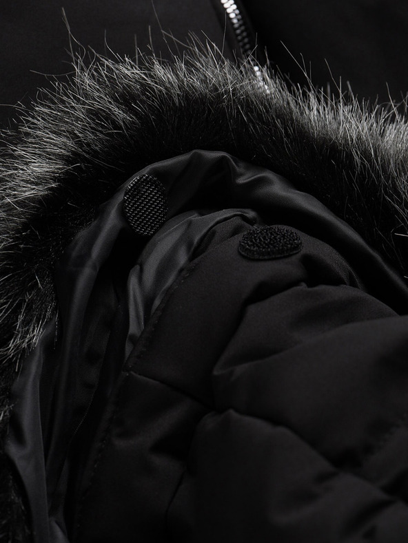 ALPINE PRO Jachetă de iarnă neagră pentru bărbați ALPINE PRO LODER