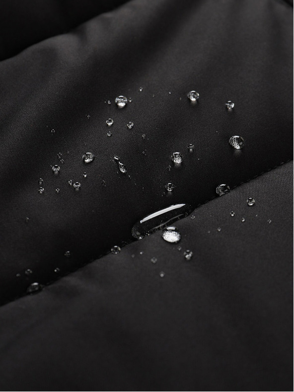 ALPINE PRO Jachetă de iarnă neagră pentru bărbați ALPINE PRO LODER