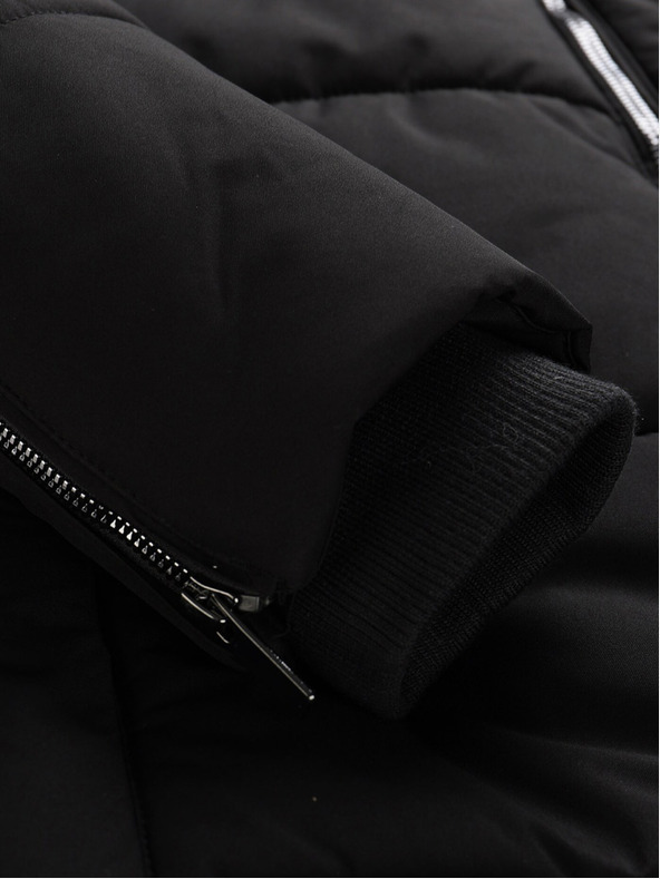 ALPINE PRO Jachetă de iarnă neagră pentru bărbați ALPINE PRO LODER