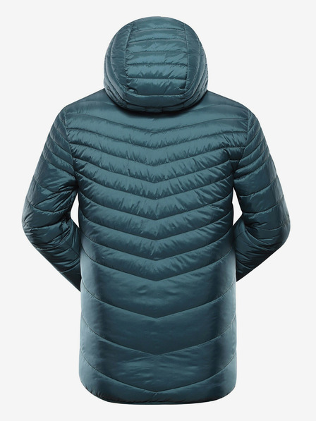 ALPINE PRO Jachetă de iarnă reversibilă pentru bărbați, verde și albă ALPINE PRO EROM
