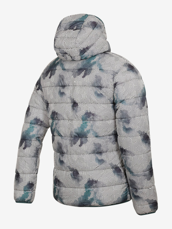 ALPINE PRO Jachetă de iarnă reversibilă pentru bărbați, verde și albă ALPINE PRO EROM