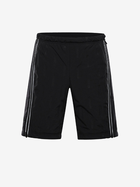 ALPINE PRO Pantaloni scurți sport ALPINE PRO WERM negri pentru bărbați