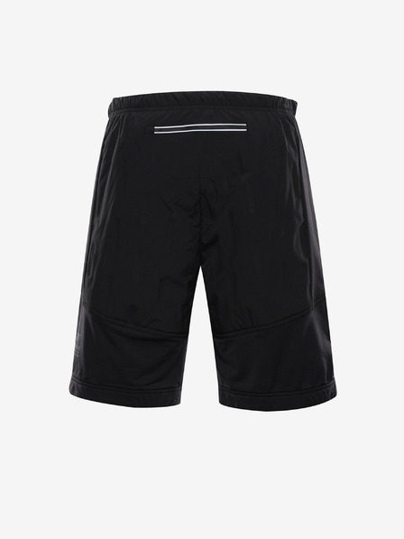 ALPINE PRO Pantaloni scurți sport ALPINE PRO WERM negri pentru bărbați