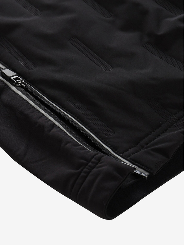 ALPINE PRO Pantaloni scurți sport ALPINE PRO WERM negri pentru bărbați