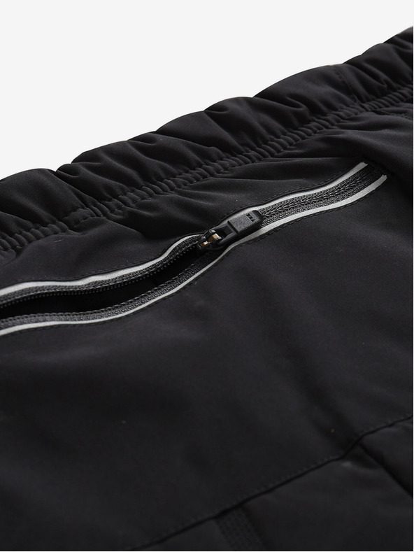 ALPINE PRO Pantaloni scurți sport ALPINE PRO WERM negri pentru bărbați