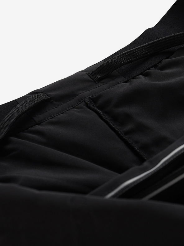 ALPINE PRO Pantaloni scurți sport ALPINE PRO WERM negri pentru bărbați