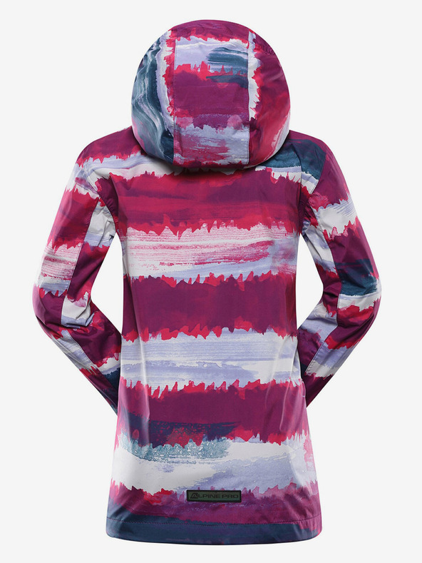 ALPINE PRO Geacă de exterior pentru fete gri și roz ALPINE PRO ZEREDO