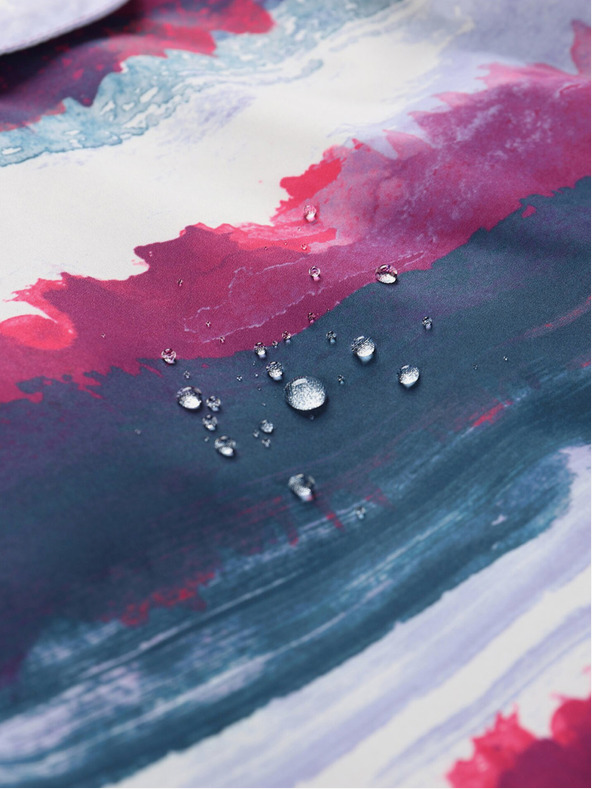 ALPINE PRO Geacă de exterior pentru fete gri și roz ALPINE PRO ZEREDO