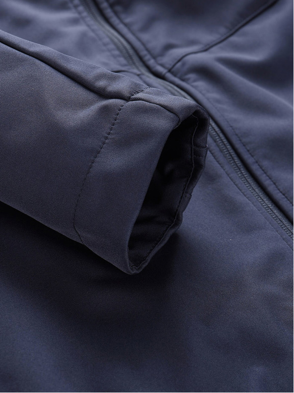 ALPINE PRO Palton softshell pentru femei albastru închis cu glugă ALPINE PRO IBORA