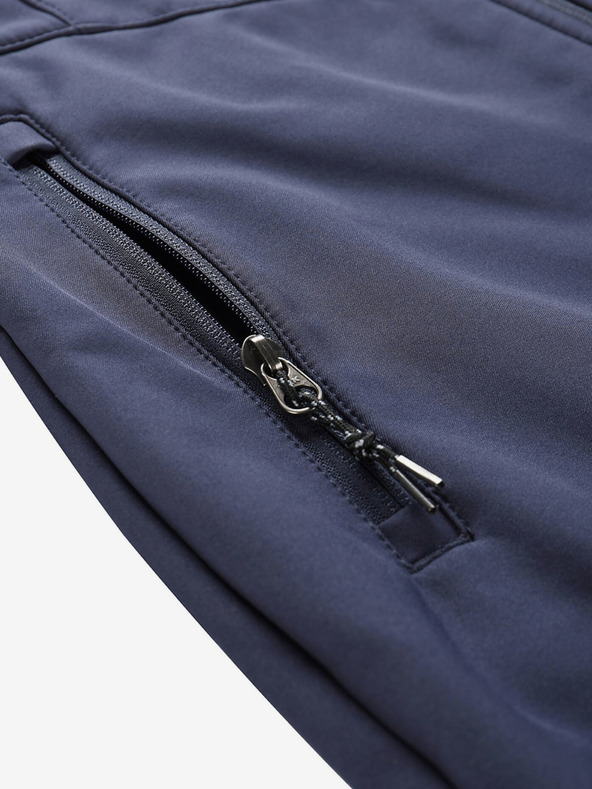 ALPINE PRO Palton softshell pentru femei albastru închis cu glugă ALPINE PRO IBORA