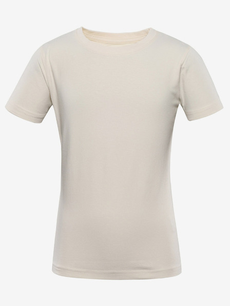 NAX Tricou pentru copii crem cu imprimeu pe spate NAX ZALDO