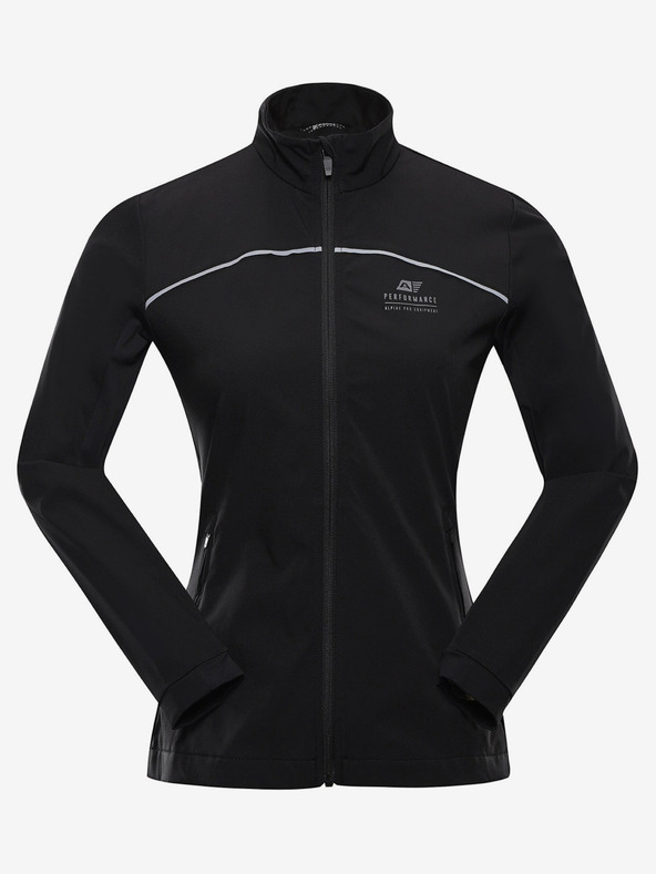 ALPINE PRO Jachetă softshell neagră pentru femei ALPINE PRO Geroca