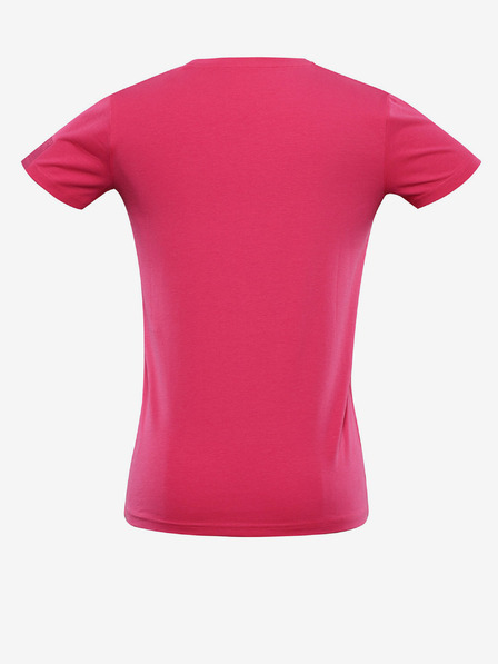 NAX Tricou de bază pentru femei roz închis NAX DELENA